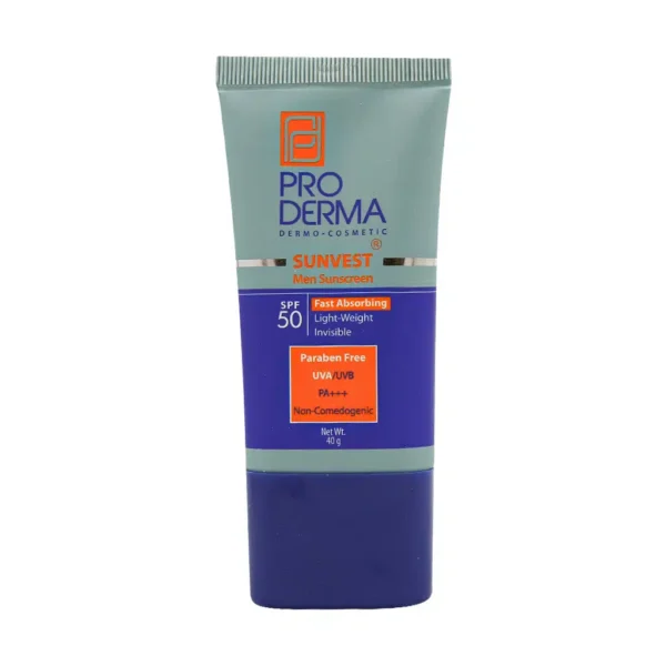 کرم ضد آفتاب فاقد چربی آقایان SPF50 پرودرما 40 میلی لیتر - 1
