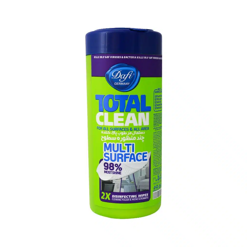 Dafi-Total-Clean-For-All-Surfaces-And-All-Area-50-Wipes..jpg.webp دستمال مرطوب پاک کننده چند منظوره سطوح دافی 50 عدد