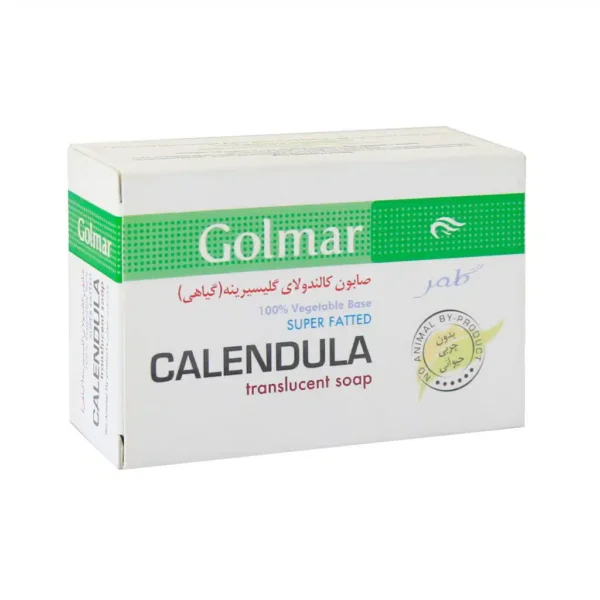 صابون کالاندولای گلیسیرینه گیاهی گلمر 90 گرم - 1