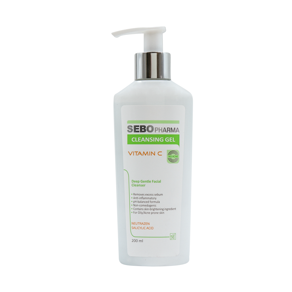 My Sebo Pharma Cleansing Gel 200 Ml قیمت ژل شستشوی صورت سبو فارما مای فارما مناسب پوست چرب
