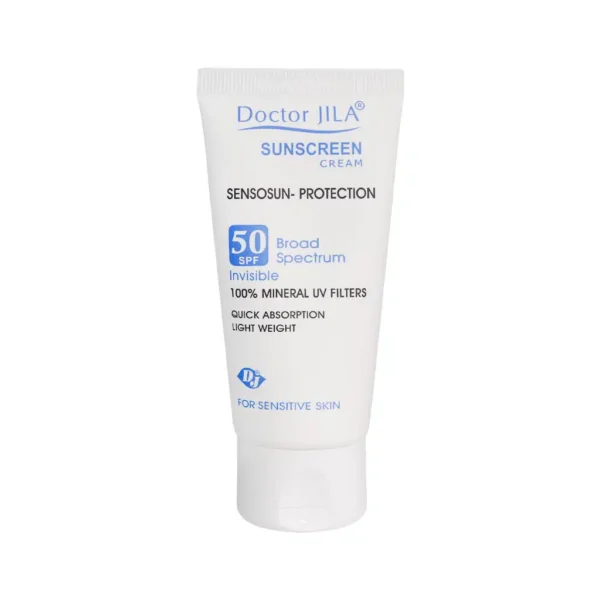 کرم ضد آفتاب سنسوسان پروتکشن SPF50 دکتر ژیلا 50 گرم - 1