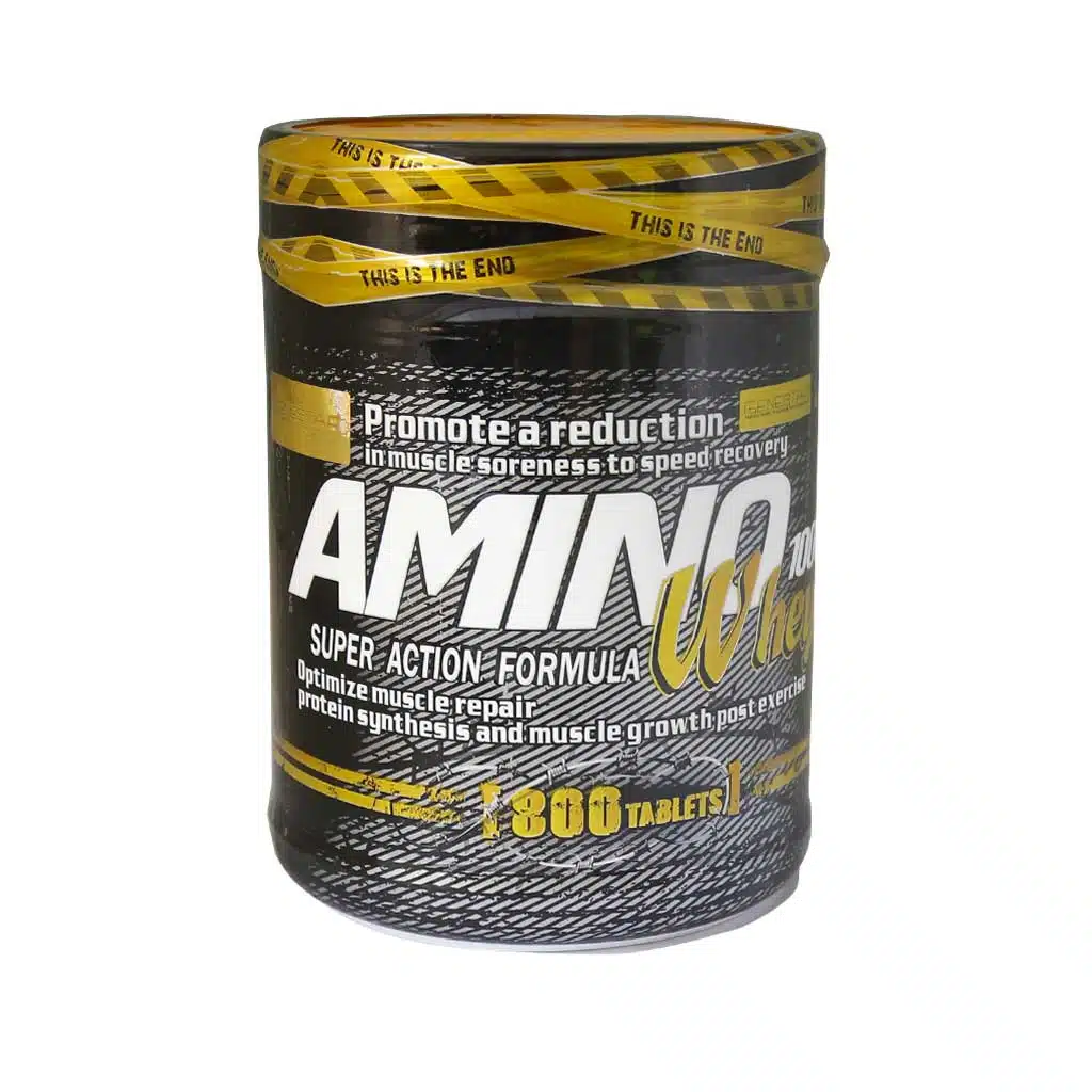 Genestar-Amino-1000-Whey-800-Tabs.jpg.webp قرص آمینو وی 1000 ژن استار 800 عدد