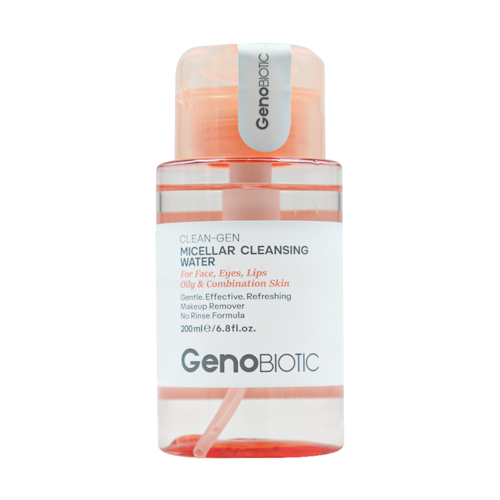 Genobiotic Micellar Cleansing Water For Oily Skin قیمت محلول پاک کننده آرایش پوست چرب و مختلط ژنوبایوتیک