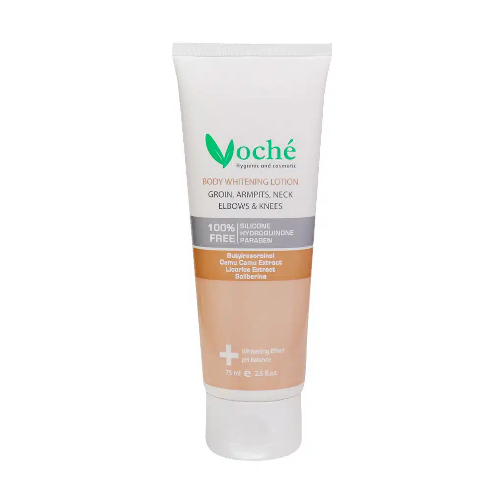 Voche-Body-Whitening-Lotion-75-ml.jpg.webp لوسیون روشن کننده بدن وچه 75 میلی لیتر