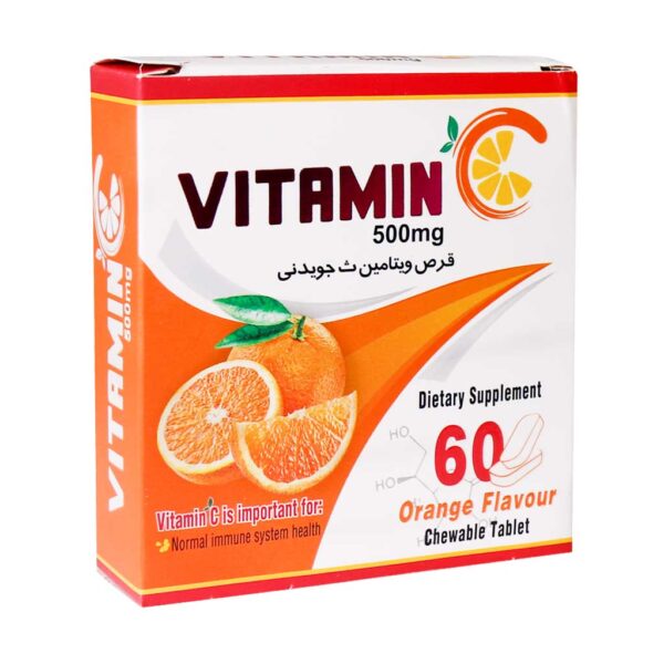 قرص جویدنی ویتامین C 500 میلی گرم دنیا دارو