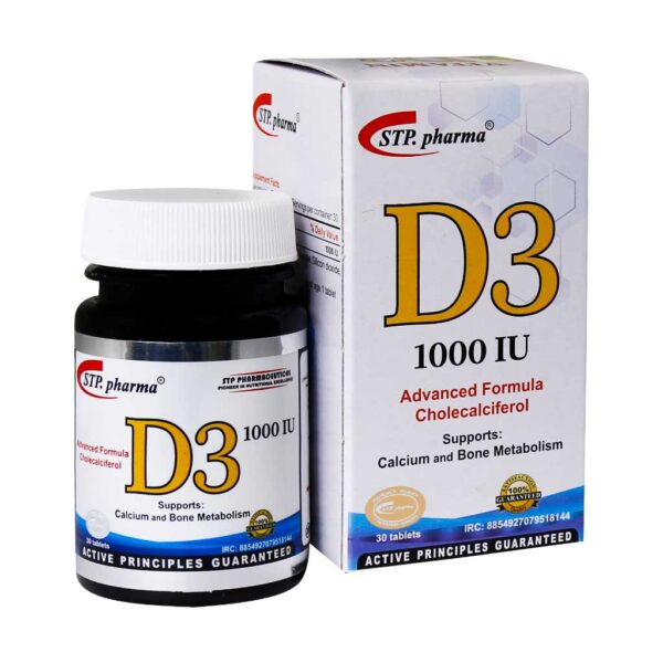 قرص ویتامین D3 1000 اس تی پی فارما