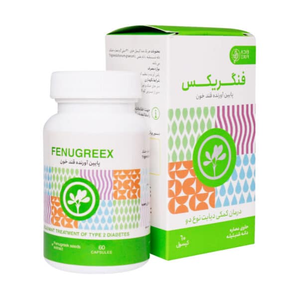 کپسول فنگریکس ادیب اکسیر پایین آورنده قند خون