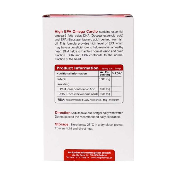 کپسول نرم ژلاتینی امگا 3 High EPA ویواتیون