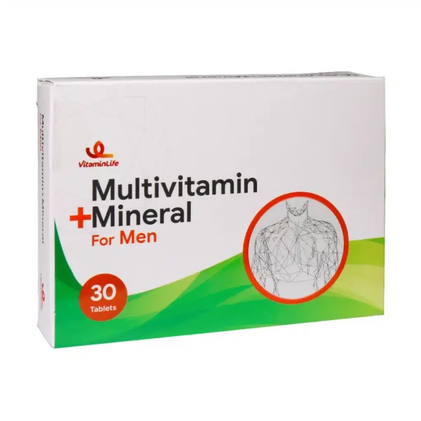 قرص مولتی ویتامین و مینرال ویتامین لایف مخصوص آقایان 30 عدد - 1