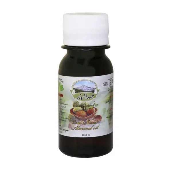 روغن بادام شیرین خوراکی مهد الموند مهدارو 60 میلی لیتر - 1