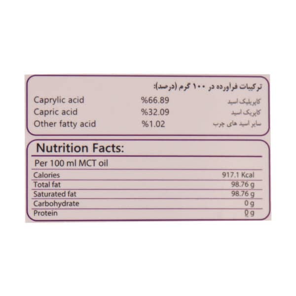 روغن ام سی تی اویل سیمرغ دارو عطار