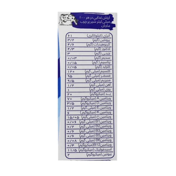 شیر پر چرب ماجان کاله