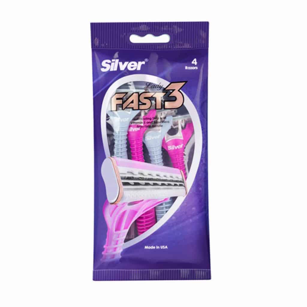 خودتراش 3 لبه زنانه سیلور مدل Fast 3 خودتراش 3 لبه زنانه سیلور مدل Fast 3