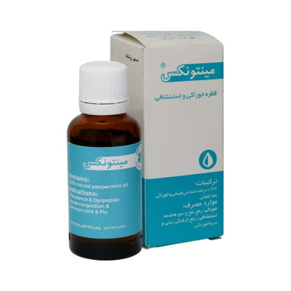 قطره خوراکی و استنشاقی مینتونکس یاس دارو