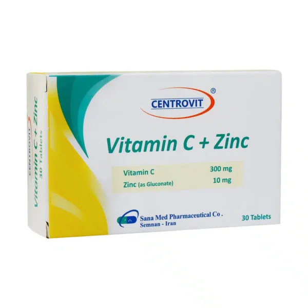 قرص ویتامین C و زینک سنتروویت 30 عدد - 1