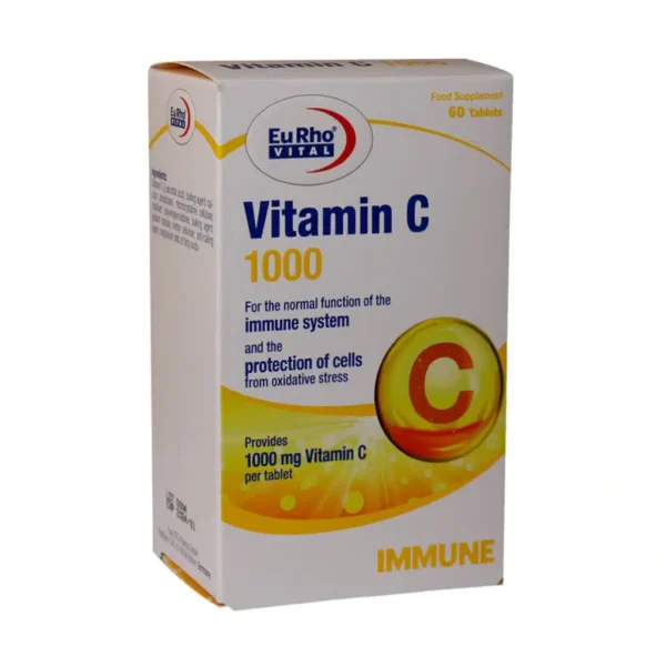 قرص ویتامین C 1000 میلی گرم یوروویتال 60 عدد - 1