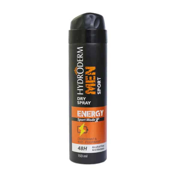 اسپری دئودورانت و آنتی پرسپیرانت مردانه هیدرودرم مدل Energy