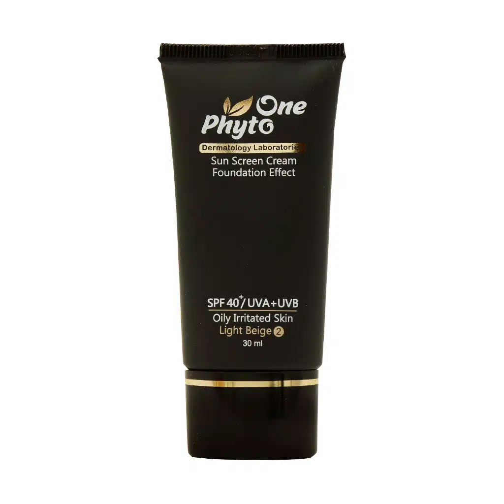 Phyto-One-SPF40-Sunscreen-Cream-For-Oily-Skin-1.jpg.webp کرم ضد آفتاب کرم پودری SPF40 فیتو وان مناسب پوست چرب 30 میلی لیتر