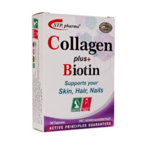 قرص کلاژن پلاس بیوتین اس تی پی فارما 30 عدد