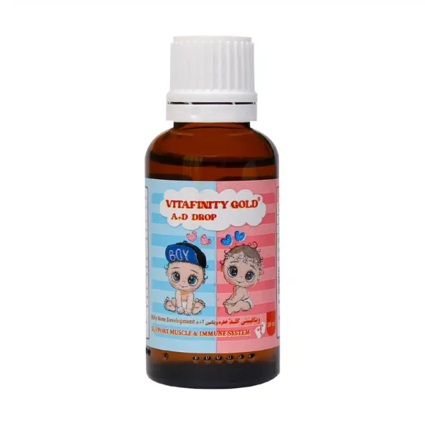 قطره ویتامین آ+د ویتافینیتی گلد شهاب درمان 30 میلی لیتر - 1