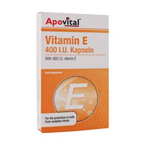 کپسول ژلاتینی نرم ویتامین E 400 واحد آپوویتال