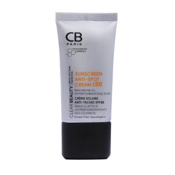 کرم ضد آفتاب پوست دارای لک SPF50 سی بی پاریس 40 میلی لیتر - 1