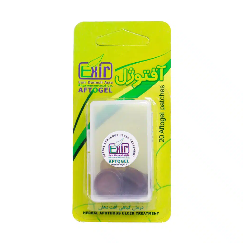 Exir-Danesh-Asia-Aftogel-20-Pcs.jpg.webp مخاط چسب دهانی آفتوژل اکسیر دانش آسیا 20 عدد