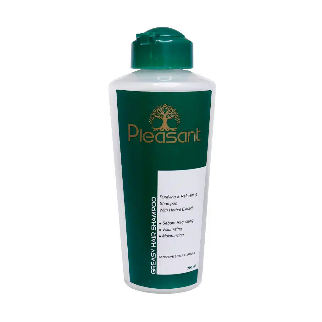 Pleasant-Greasy-Shampoo-200ml.jpg.webp شامپو موهای چرب پلزنت 200 میلی لیتر
