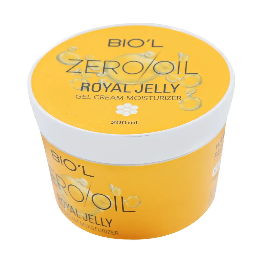 Biol Gel Cream Moisturizer Royal jelly Zero Oil 200 قیمت کرم ژل مرطوب کننده Zero Oil بیول