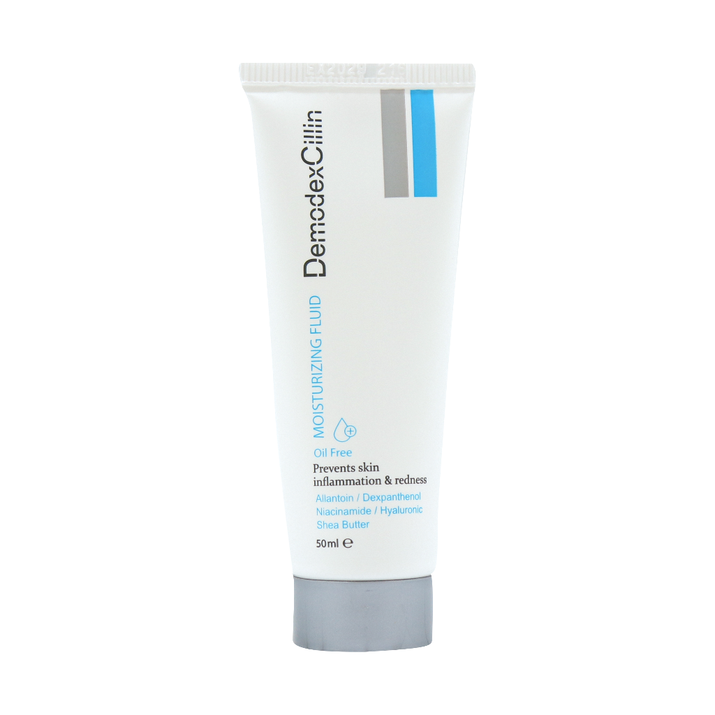 Demodexcilin Moisturizing Fluid Oil Free قیمت فلوئید مرطوب کننده فاقد چربی دمودکسیلین
