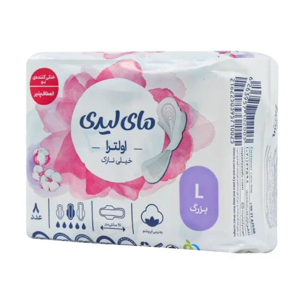 نوار بهداشتی ایرلید سیلکلی سافت سایز بزرگ مای لیدی
