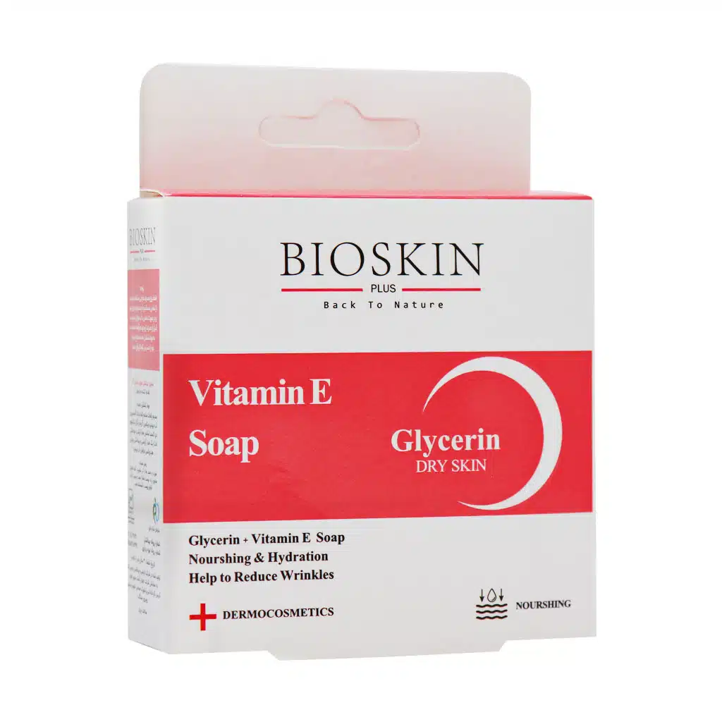 Bio-Skin-Plus-Vegetable-Based-Vitamin-E-Soap-۱۰۰-g.jpg.webp صابون جوان کننده ویتامین E بایو اسکین پلاس مناسب انواع پوست 100 گرم