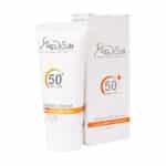 کرم ضد آفتاب بی رنگ spf50 پوست معمولی و چرب مدیسان 50 میلی لیتر