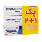 پک سه عددی خمیر دندان سفید کننده و ترمیم کننده و ضدحساسیت سیگنال