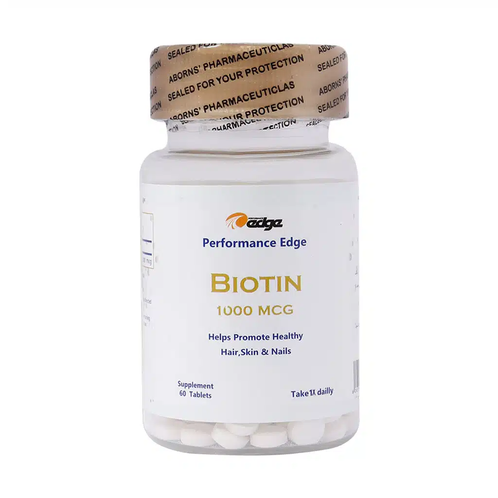Performance-Edge-Biotin-1000-Mcg-60-Tab.jpg.webp قرص بیوتین 1000 میکروگرم پرفرمنس اج 60 عدد