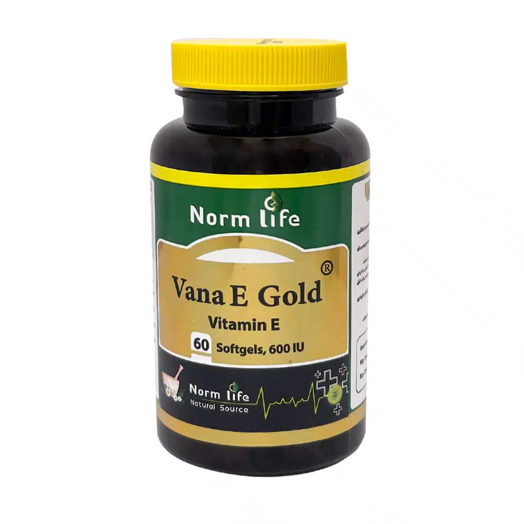 Norm-Life-Vana-E-600Gold-60-Softgels.jpg.webp کپسول نرم ویتامین E 600 واحد نورم لایف 60 عدد