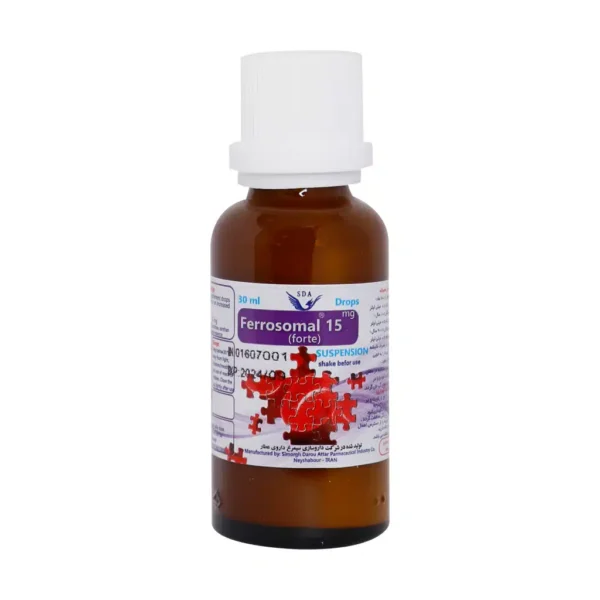 قطره آهن فروزومال فورت 15 میلی گرم سیمرغ دارو عطار 30 میلی لیتر - 1