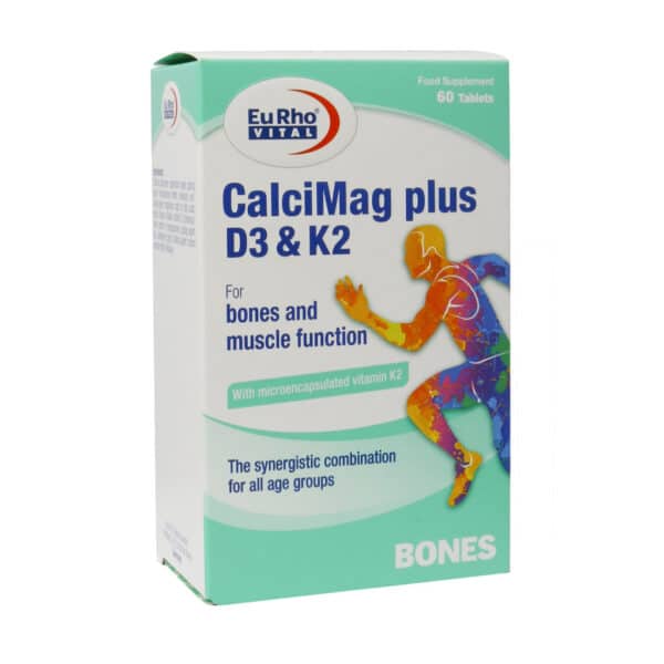 قرص کلسی مگ پلاس D3 و K2 یوروویتال