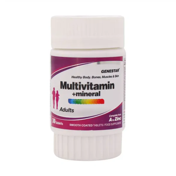 قرص مولتی ویتامین مینرال ژن استار 30 عدد - 1