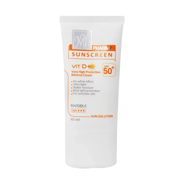 کرم ضد آفتاب مینرال SPF50 مای فارما مناسب پوست حساس و کودکان 40 میلی لیتر - 1