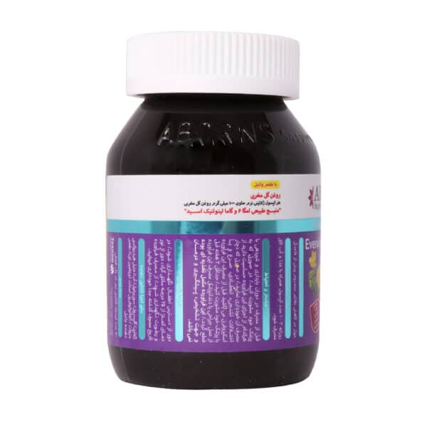 کپسول ژلاتینی روغن گل مغربی 1000 میلی گرم ابورنز