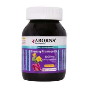 کپسول ژلاتینی روغن گل مغربی 1000 میلی گرم ابورنز