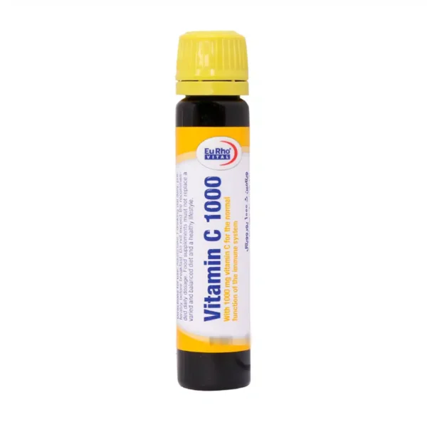 ویال خوراکی ویتامین C 1000 میلی گرم یوروویتال 6 عدد