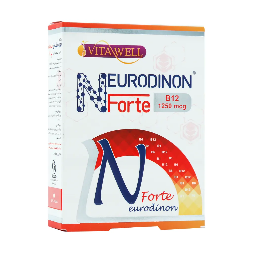 Vitawell Neurodinon Forte 30 F.C Tablets قیمت قرص روکشدار نورودینون فورت ویتاول