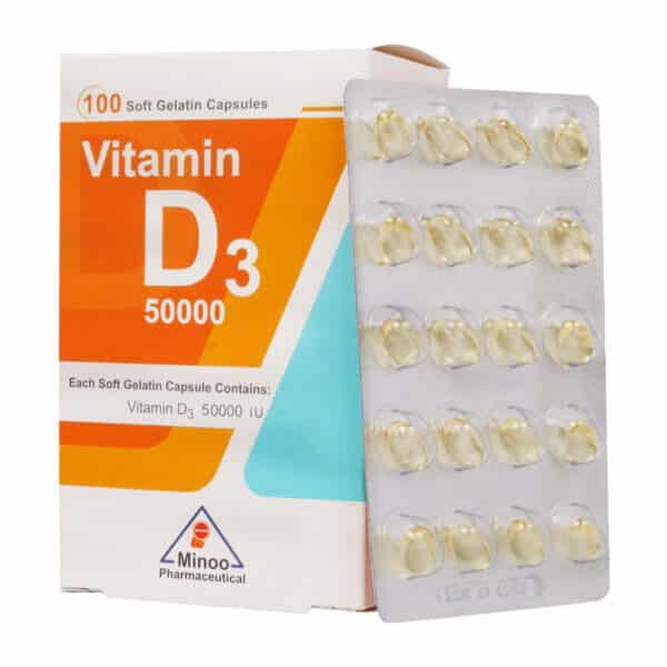 سافت ژل ویتامین D3 50000 واحد مینو