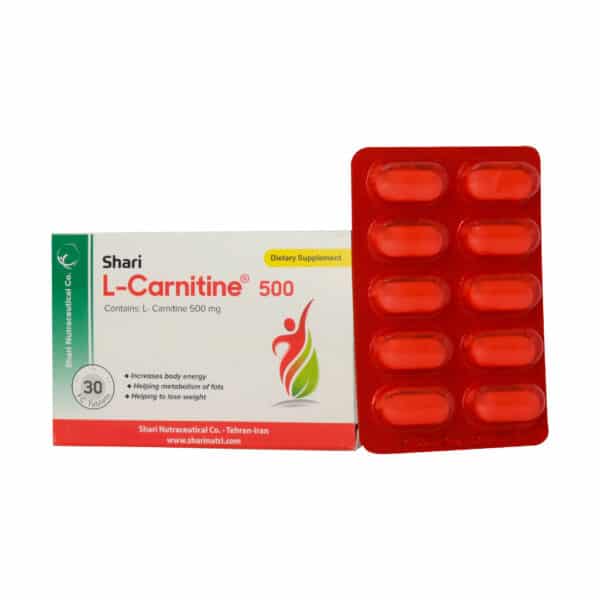 قرص ال کارنیتین 500 میلی گرم شاری
