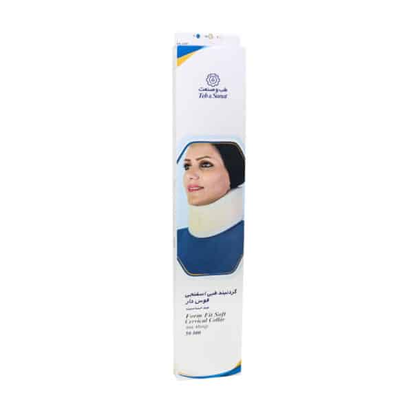 گردنبد طبی اسفنجی قوس دار طب و صنعت کد 50300