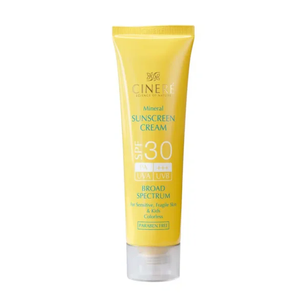 کرم ضدآفتاب مینرال SPF30 سینره مناسب پوست‌ های حساس 50 میلی لیتر - 1