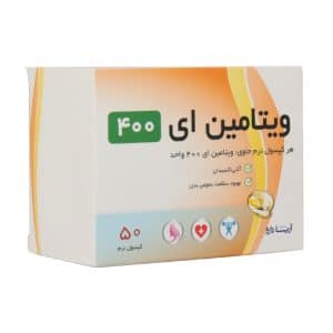کپسول ژلاتینی ویتامین E 400 واحد آریا دارو