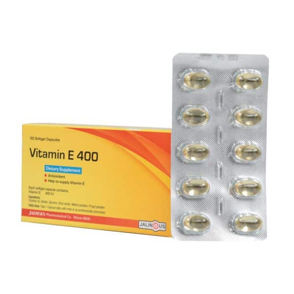 سافت ژل ویتامین E 400 واحد جالینوس